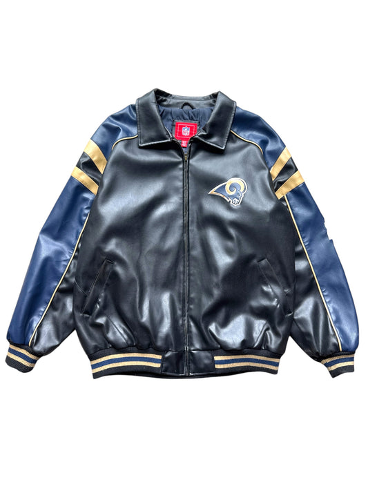 NFL St. Louis Rams Leather Jacket- XL